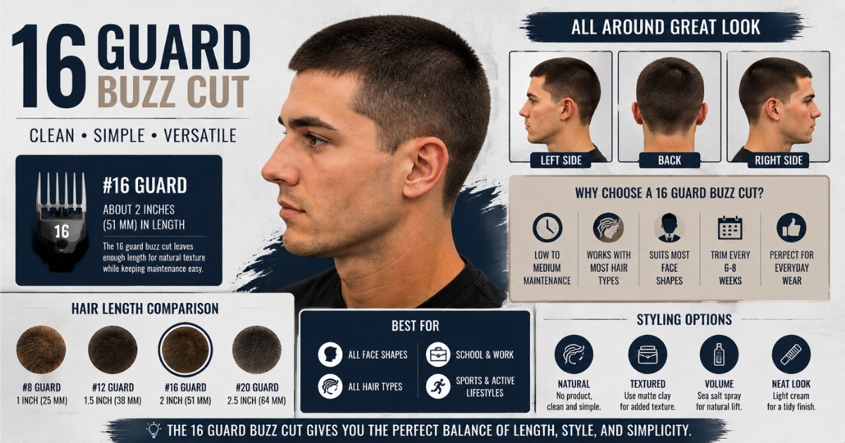 16 Guard Buzz Cut Length Benefits and Styling Tips